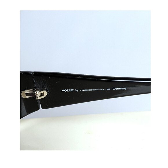 Neostyle Mozart 1401 Black & Swarovski Crystals Sunglasses 48-18 NOS Rare main image 12